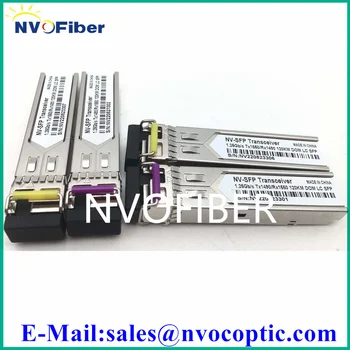 2 пары 1.25G BIDI 1490/1550 120 КМ Разъем LC/SC Приемопередатчик WDM SFP Модуль Gigabit Single Mode Fiber Ethernet Для Cisco/Huawei