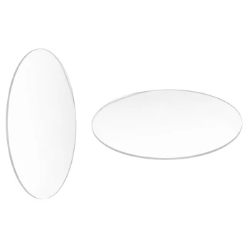 2 шт. Прозрачный зеркальный акриловый круглый диск толщиной 3 мм, диаметр: 85 мм и 70 мм