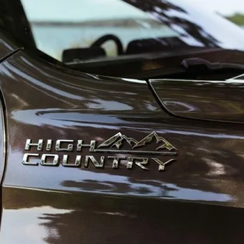 2023 Автомобильный Значок Наклейка На Крыло 3D ABS Логотип HIGH COUNTRY Эмблема для Chevrolet Equinox Volt Cruze Impala Camaro Garna Yakista AVEO
