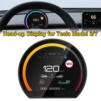3,54-дюймовый мини-ЖК-дисплей на мини-приборной панели HUD Head Up Display Подходит для Tesla Model 3 /Y