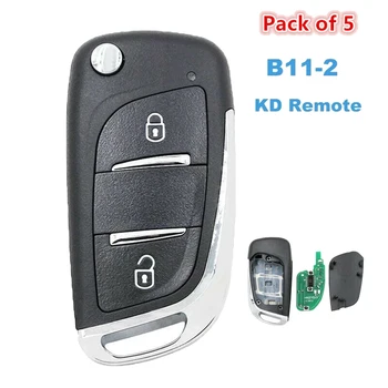 5 шт./лот B11-2 2 Кнопки KEYDIY Универсальные Пульты Дистанционного Управления Автомобильный Ключ Серии KD-B для KD900 URG200 + KD-X2 Mini