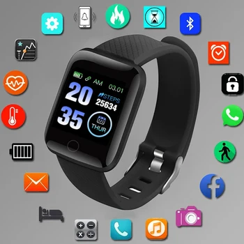 A7 Смарт-часы Мужские Женские наручные часы Bluetooth Спортивный браслет Цветной браслет с надписью Шагомер Сообщение Remider Пульсометр