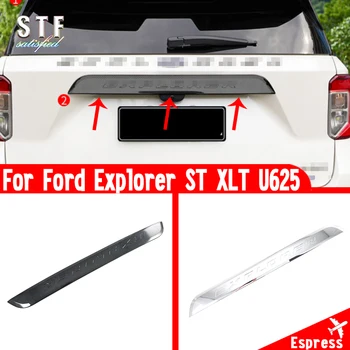 ABS Накладка на заднюю дверь, крышку багажника, Наружные молдинги, наклейки для Ford Explorer ST XLT U625 2020 2021 2022 2023