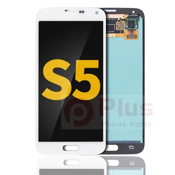 AMOLED-дисплей без замены рамки для Samsung Galaxy S5 (восстановленный) (белый)