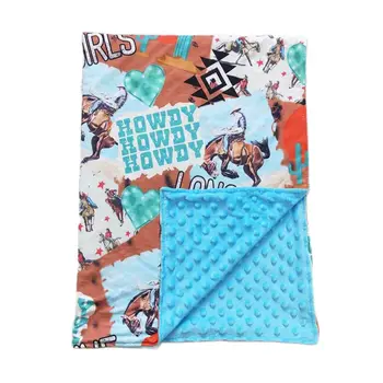 BL0036HOWDY Одеяло с кактусом для верховой езды, вещи для новорожденных, постельное белье для новорожденных, детское одеяло bebes, одеяла для кровати