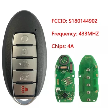 CN027081 Вторичный Рынок 5-Кнопочный Смарт-Пульт Дистанционного Управления для Maxima 2019-2020 285E3-6CA6A S180144906 433 МГц 4A Чип KR5TXN7 7812D-TXN7 Ключ