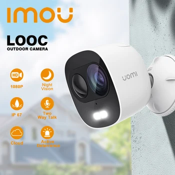 IMOU Camera LOOC Wifi IP-камера Беспроводная Домашняя безопасность Открытый / Закрытый Двусторонний разговор Камера наблюдения ночного видения 1080P