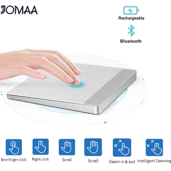 JOMAA Bluetooth Сенсорная панель Трекпад Magic Mouse Перезаряжаемый Метод отслеживания Сила трекбола и поддержка Мультитач для Windows