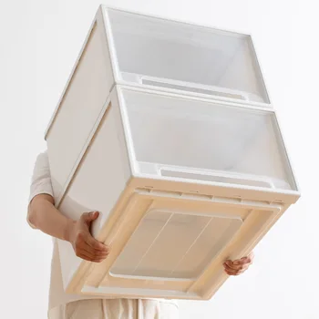 Jul1487 Ящик для хранения Выдвижной шкаф Пластиковый ящик для хранения одеяла для домашней одежды
