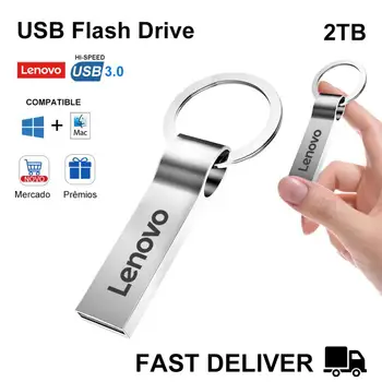 Lenovo 2TB USB Флэш-Накопитель 1TB 512GB 256GB USB 3.0 Memory U Stick Высокоскоростная Передача Флэш-Накопитель Для смартфона playstation