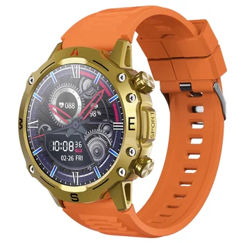 OD2 Смарт-часы 1,5 дюйма Мужские Bluetooth Call Compass ECG NFC GPS Спортивный Трек 380 мАч Открытый Фитнес-Трекер 0D2 Smartwatch