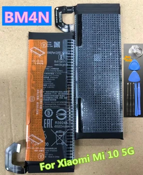 Runboss 100% Оригинальный Аккумулятор BM4M Для Xiaomi Mi 10 Pro 5G BM4N Для Xiaomi Mi10 5G Оригинальные Батареи Bateria для мобильных телефонов