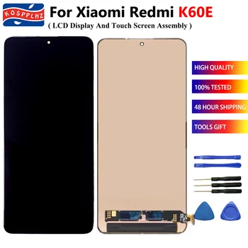 TFT LCD для Xiaomi Redmi K60E Дисплей с сенсорным экраном в сборе Без отпечатков пальцев + клей