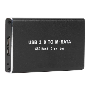 Адаптер USB 3.0 для mSATA, корпус жесткого диска, внешний корпус жесткого диска SSD