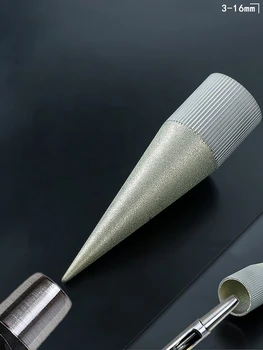 Внутренний и внешний 3-16-миллиметровый шлифовальный станок с алмазным круглым отверстием, внутренний стержень из нержавеющей стали 304, Ручной перфоратор для кожи 