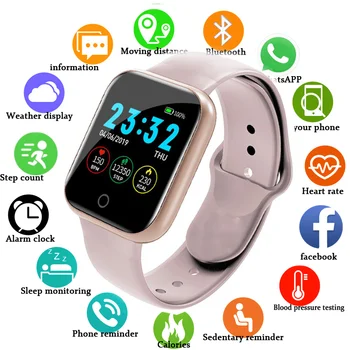 Водонепроницаемые смарт-часы Мужские женские Bluetooth Smartwatch 2023 для Apple iPhone Xiaomi, монитор сердечного ритма, фитнес-трекер, часы