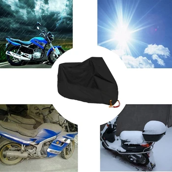 Водонепроницаемый Наружный чехол для мотоцикла с защитой от ультрафиолета, дождя, пыли, велосипеда, мотоцикла