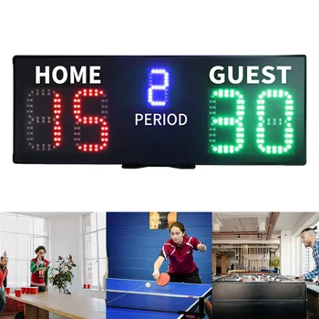 Высокопроизводительное электронное табло для различных видов спорта, таких как теннис, баскетбол, бильярд, волейбол, бадминтон, футбол!