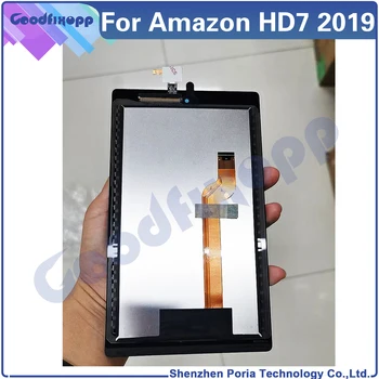 Для Ama Zon Kindle Fire HD7 HD 7 9-го поколения 2019 ЖК-дисплей Сенсорный экран Дигитайзер в сборе Ремонт Замена деталей