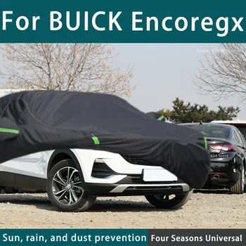 Для Buick Encore GX 210T Полные Автомобильные Чехлы Наружная Защита От Солнца Пыль Дождь Снег Защитный Чехол От града Авто Черный Чехол