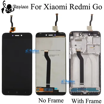 Для Xiaomi Redmi Go ЖК-дисплей с сенсорным экраном, дигитайзер, замена панели экрана рамкой для Xiaomi Redmi Go Global