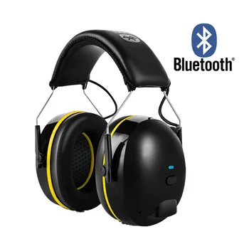 Защита слуха SNR на 30 дБ Наушники с Bluetooth Перезаряжаемые Защитные Наушники с Шумоподавлением Беспроводная Защита Слуха