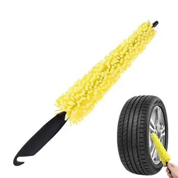 Инструмент для чистки колес Щетка для мытья шин Инструмент для очистки обода шины Скраб Для мытья автомобиля Пылесос Губка для мытья автомобиля