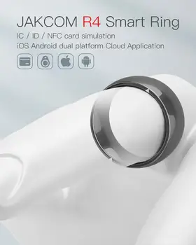 Интеграция функций NFC ID IC Три В ОДНОМ Поддерживает двойную систему Android IOS Керамический корпус JAKCOM R4 Smart Ring