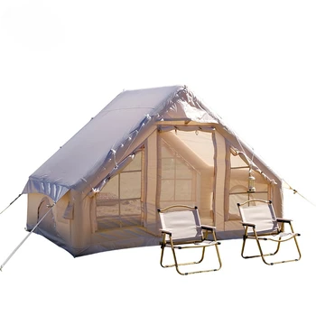 Кемпинговая надувная палатка, непромокаемая, портативная складная, полностью автоматическая, без конструкции, быстрооткрывающаяся фабрика кемпинговых палаток