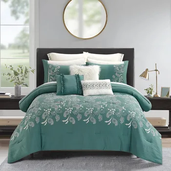 Комплект постельного белья Better Homes & Gardens Conventry Aqua из 12 предметов, одеяло с простынями, большой размер