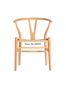 Креативный простой y стул y стул из массива дерева обеденный стул из массива черного ореха yz001