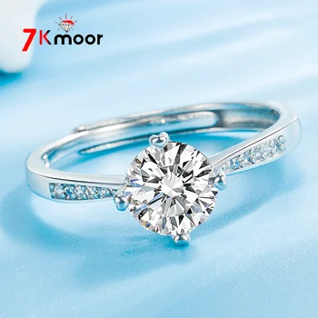 Модные Обручальные кольца серебристого цвета для женщин, кольцо с белым кристаллом Циркона, Юбилейные свадебные украшения для новобрачных, аксессуары для свадебных украшений
