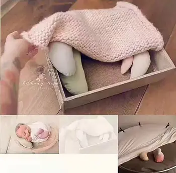 Набор подушек для фотосъемки новорожденных в форме Луны с подушками для позирования - 5 шт. Реквизит для фотосессии новорожденных, ежемесячное одеяло для новорожденных