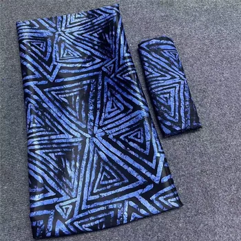 Новейшая атласная шелковая ткань с восковым рисунком в африканском стиле для платья, креативная цифровая печать, атласная шелковая ткань с восковым рисунком, 4 + 2 ярда / лот YL101601