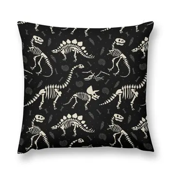 Окаменелости динозавров черного цвета, наволочка для дивана, декоративные наволочки для дивана, наволочка для дивана