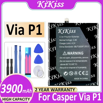Оригинальный аккумулятор KiKiss 3900 мАч для мобильного телефона Casper Via P1 Bateria