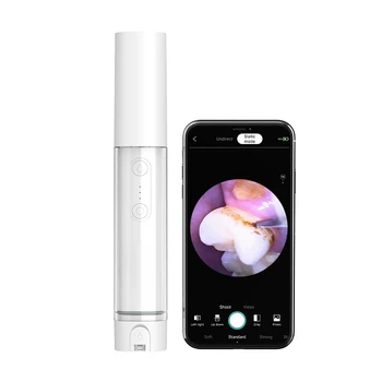 Очиститель зубов Wifi 1080P HD для удаления зубного камня и налета со светодиодной подсветкой IPX7 Молекулы воды 10MP Визуальная очистка