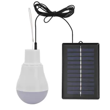 Портативная наружная лампа солнечной энергии мощностью 5 В 15 Вт 300ЛМ с низким энергопотреблением