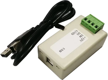 Преобразователь сигнала формата WG26 / 34 в USB С подключаемым выходом ASCII или 16HEX, используемый для системы контроля доступа