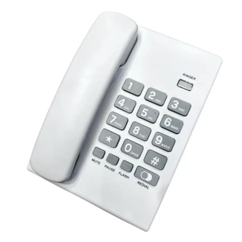 Проводной стационарный телефон Стационарные телефоны с большой кнопкой Стационарный телефон для офиса Домашний гостиничный телефон для ванной комнаты