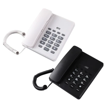 Проводной стационарный телефон L74B HCD на английском языке для домашнего офиса, рабочего стола в отеле
