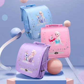 Рюкзаки Disney girls frozen princess snow elsa anna, милый школьный рюкзак для детей, школьный подарок