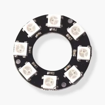 Светодиодное кольцо 5 В с индивидуальным адресом RGB Светодиодное кольцо NeoPixel Для Arduino WS2812 Полноцветный драйвер лампы Портативные осветительные принадлежности