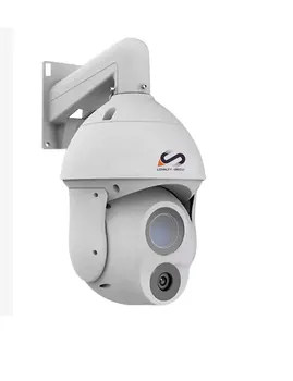Сетевая система определения температуры с двойным датчиком Dual Vision HD, система тепловизионной и видимой PTZ-камеры