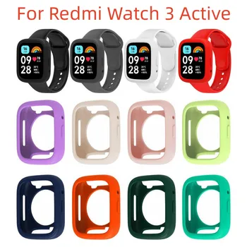 Силиконовый Защитный Чехол Для Redmi Watch 3 Active Полупрозрачный Полый Смарт-часы Противоударный Чехол Для Redmi Watch 3 3 Active