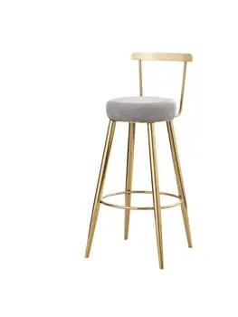 Скандинавские барные стулья, кассовые стулья, барные стулья со спинкой, домашний простой стульчик для кормления, Модный повседневный креатив