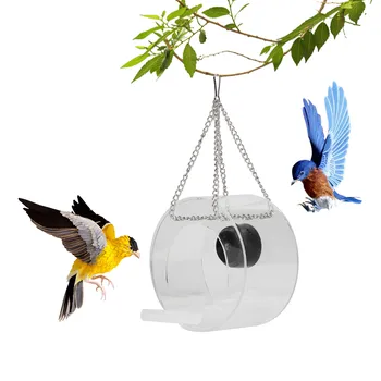 Умная камера-кормушка для птиц Мониторинг в режиме реального времени Подвесные кормушки для птиц на открытом воздухе, товары для домашних животных в саду