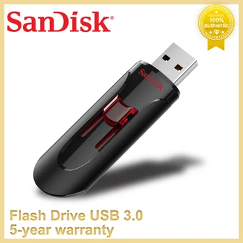 Флэш-накопитель Sandisk USB 3.0 Флешка SanDisk Cruzer Glide CZ600 Высокоскоростной диск USB3.0 16 ГБ 32 ГБ 64 ГБ 128 ГБ 256 ГБ Флеш-накопители