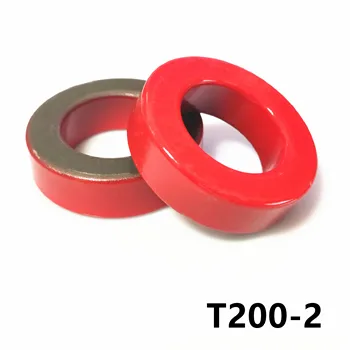 Частота использования порошка карбонильного железа T200-2 Магнитный железный сердечник Магнитное ферритовое кольцо Красный Серый 51 *32 * 14 мм
