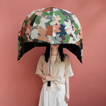 Шлем, шляпа, чехол для зонта, женский взрослый солнцезащитный крем для защиты от ультрафиолета, зонт с длинной ручкой, декоративный зонт